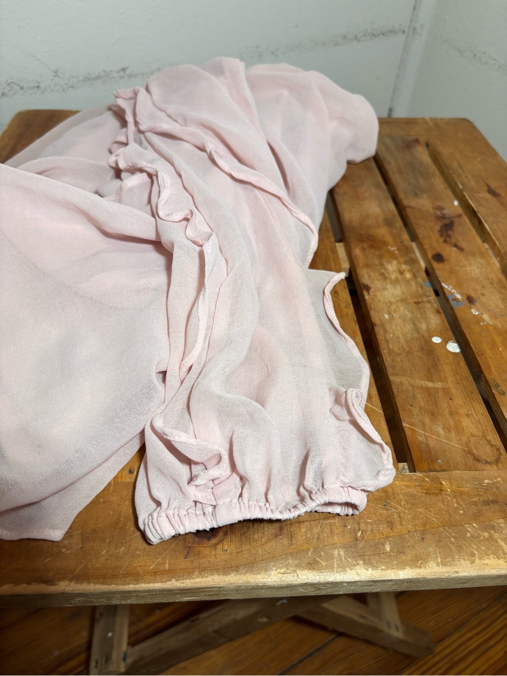 1 State Cold Shoulder Ruffle Sleeve Blouse - Picture 11 of 11